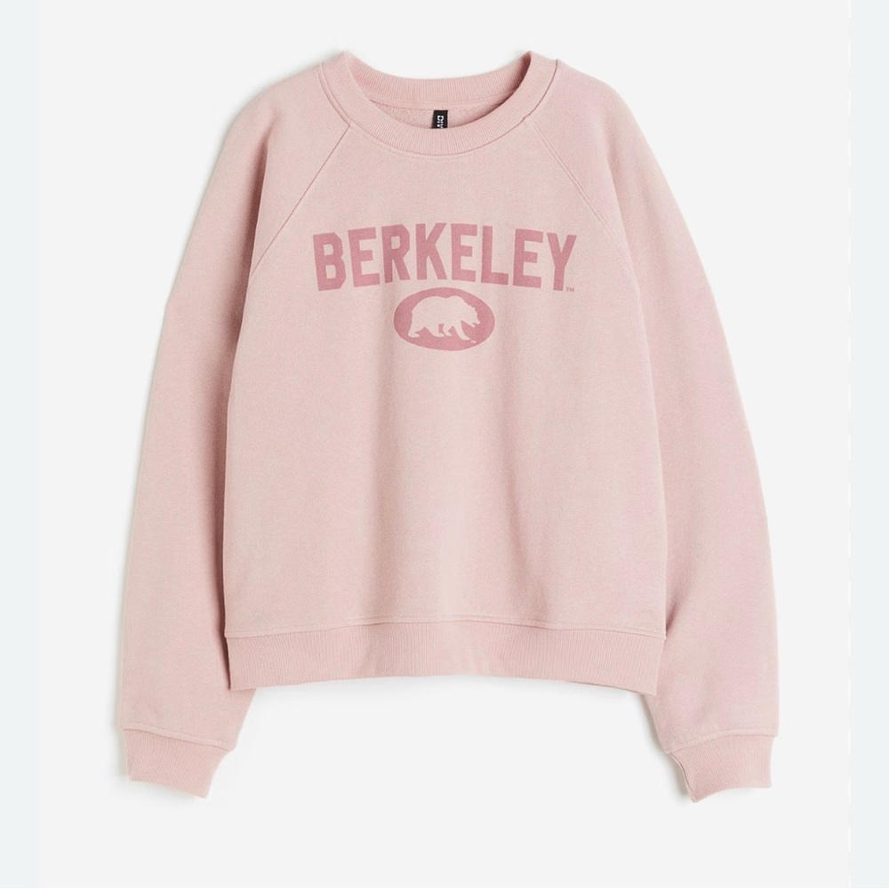 H&M Pink Berkeley Graphic Sweatshirt